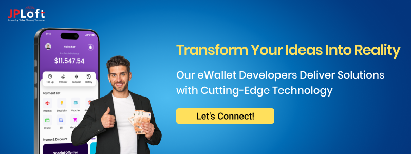 Create an ewallet app CTA